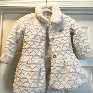 Kids Juicy Couture Fur Coat. Size 5